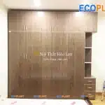 Tủ Nhựa Đài Lan Ecoplast 4 Cánh Nâu Nội Thất Hòa Lan 0944.768.382 5C3NEC