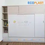 Tủ Nhựa Đài Lan Cánh Lùa Ecoplast 4 Cánh Nội Thất Hòa Lan 0944.768.382 4CL4HEC