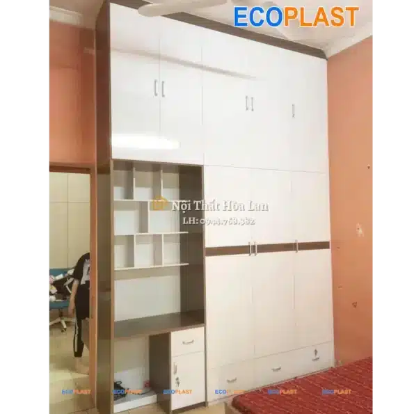 Tủ Nhựa Đài Loan Kết Hợp Bàn Học Ecoplast Nội Thất Hòa Lan 0944.768.382 7C1BEC