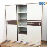 Tủ Nhựa Đài Loan Cánh Lùa Ecoplast Nội Thất Hòa Lan 0944.768.382 2CL2NEC